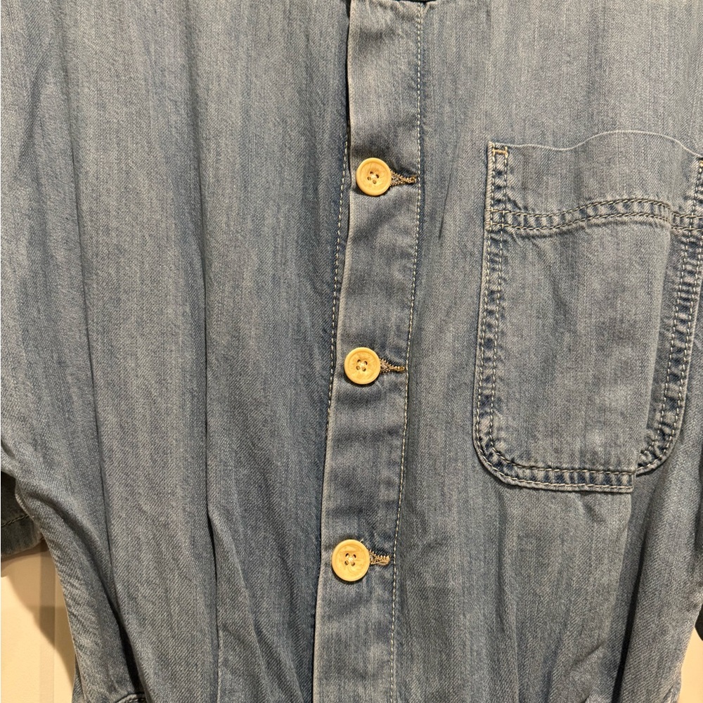Free People Blue Denim Jumpsuit - Picture 3 of 5